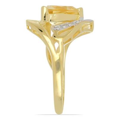 BUY STERLING SILVER NATURAL CITRINE GEMSTONE CLASSIC RING
